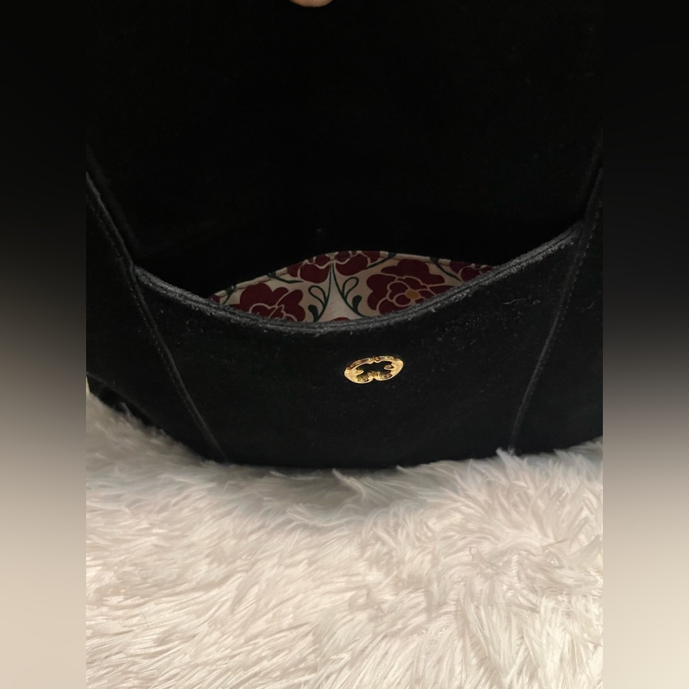 Emma Fox suede patchwork bag - Picture 11 of 16